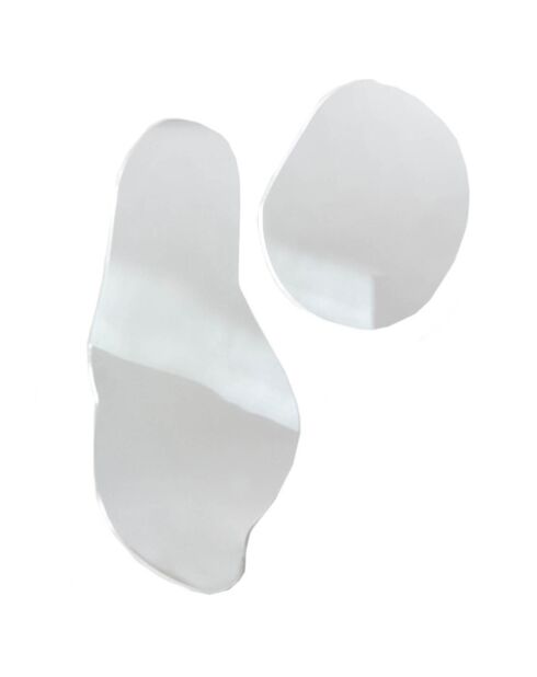 Mehrfarbige organische Spiegel - 50x23 cm