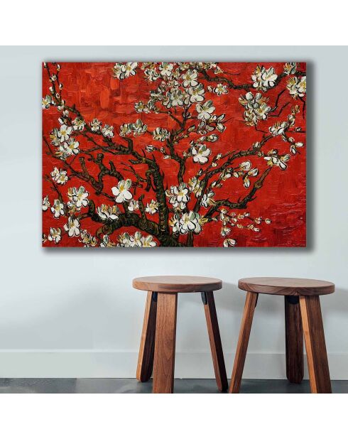 Toile peinture décorative multicolore - 70x100 cm