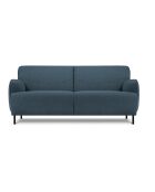 Canapé Tissu Neso 2 places bleu - 175x90x76 cm