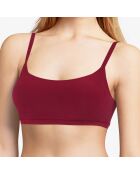 Soutien-gorge Bralette Softstretch grenat bordeaux