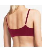 Soutien-gorge Bralette Softstretch grenat bordeaux