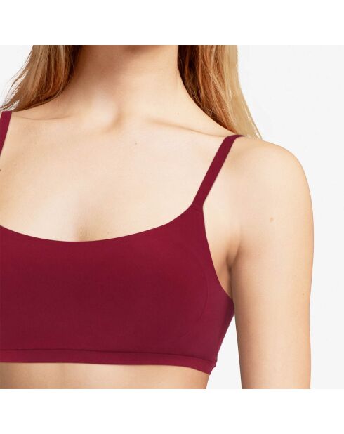 Soutien-gorge Bralette Softstretch grenat bordeaux