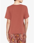 T-Shirt de pyjama Leo rose canyon