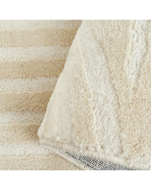 Tapis Bianca 163 crème - 80x300 cm