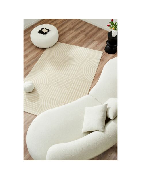 Tapis Bianca 163 crème - 120x160 cm
