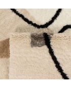 Tapis shaggy doux Lasso 673 beige - 160x230 cm