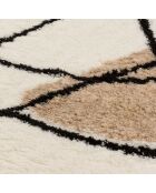 Tapis shaggy doux Lasso 674 ivoire - 160x230 cm