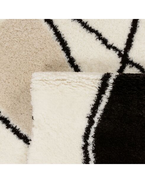 Tapis shaggy doux Lasso 674 ivoire - 160x230 cm