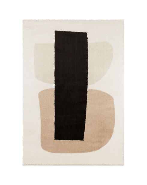 Tapis shaggy doux Karena 679 ivoire - 120x160 cm