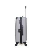Valise Moyen Séjour 4 roues simples Hambourg 65 cm grise