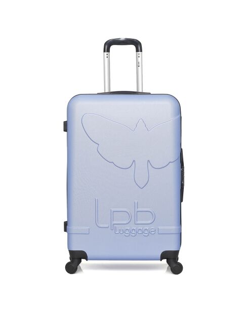 Valise Moyen Séjour 4 roues simples Norine-A 60 cm bleu doré