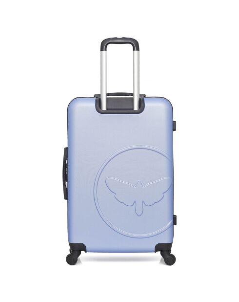 Valise Moyen Séjour 4 roues simples Norine-A 60 cm bleu doré