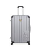 Valise Long Sejour 4 roues simples Marianne 75 cm grise