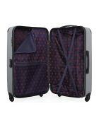 Valise Long Sejour 4 roues simples Marianne 75 cm grise