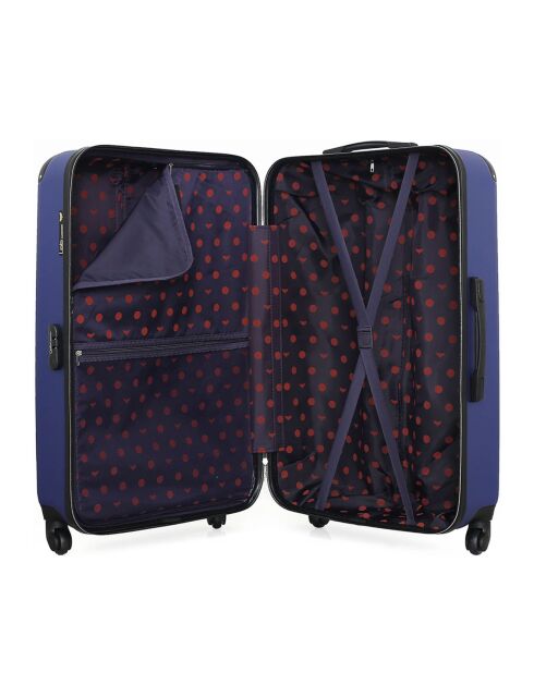 Marianne Long Stay Koffer 4 enkele wielen 75 cm marineblauw