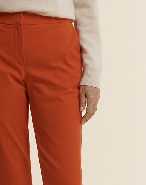 Pantalon Pico 7/8 ème rouge pavot