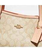 Sac cabas City beige/rose - 28.9x15.9x32.9 cm