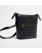 Sac bandoulière en Cuir Val Duffle noir - 28.5x11.5x22.9 cm