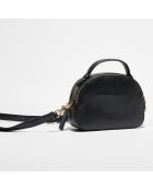 Sac bandoulière en Cuir Serena Satchel noir - 14.8x6.4x20.9 cm