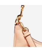 Sac hobo en Cuir Jules rose - 28.5x11.9x29.2 cm