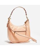 Sac hobo en Cuir Jules rose - 28.5x11.9x29.2 cm