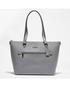 Sac cabas en Cuir Gallery Tote granite  - 26.9x13.8x32.5 cm