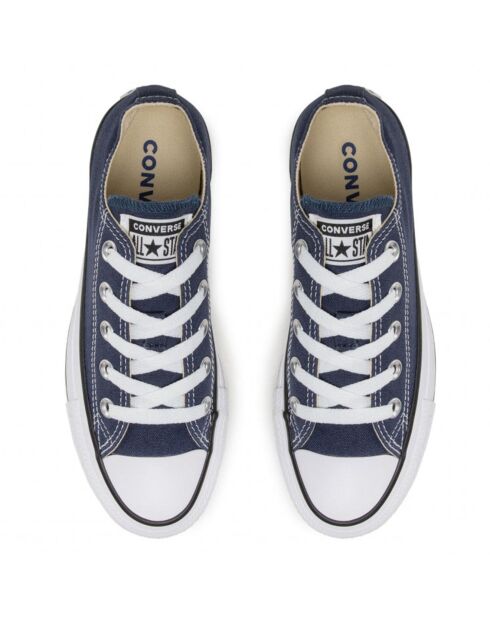 Baskets basses en toile  marine