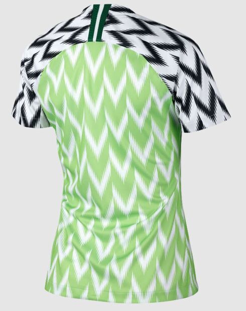 Maillot de football Nigeria blanc/noir/vert