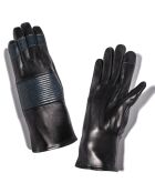 Gants en Cuir d'Agneau doublure Soie Gardiniero  noirs