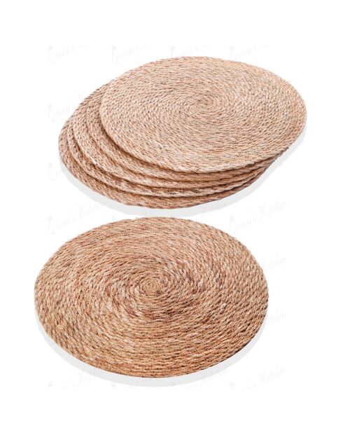 Set de table marron - D.35 cm