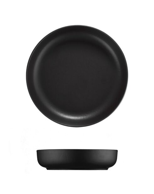 Servizio da tavola in porcellana nera - 18 pezzi