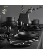 Service de table en Porcelaine noir - 18 pièces
