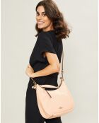 Sac hobo en Cuir Jules rose - 28.5x11.9x29.2 cm