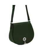 Sac bandoulière en Cuir Paris eucalyptus - 26x21x11 cm