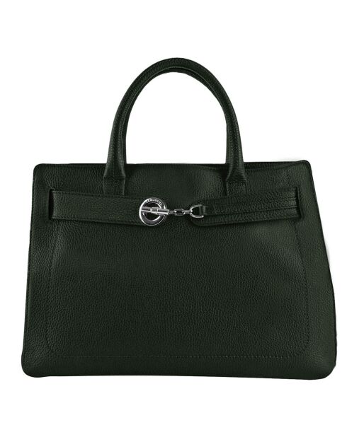 Sac à main en Cuir Paris eucalyptus - 33x20x15 cm