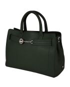 Sac à main en Cuir Paris eucalyptus - 33x20x15 cm
