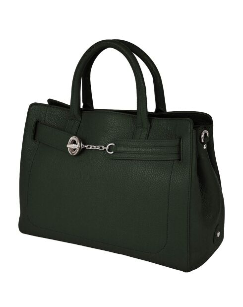 Sac à main en Cuir Paris eucalyptus - 33x20x15 cm