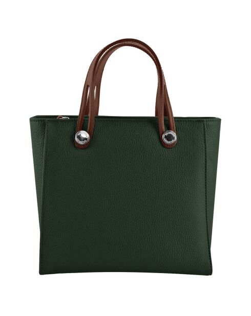 Sac à main en Cuir Fidèle eucalyptus - 25x23x12 cm