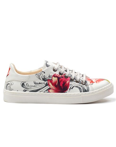 Nespa Low-Top-Sneaker beige/blau/mehrfarbig
