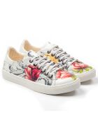 Nespa Low-Top-Sneaker beige/blau/mehrfarbig