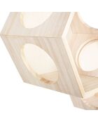 3 Étagères Modulables pour Chat bois