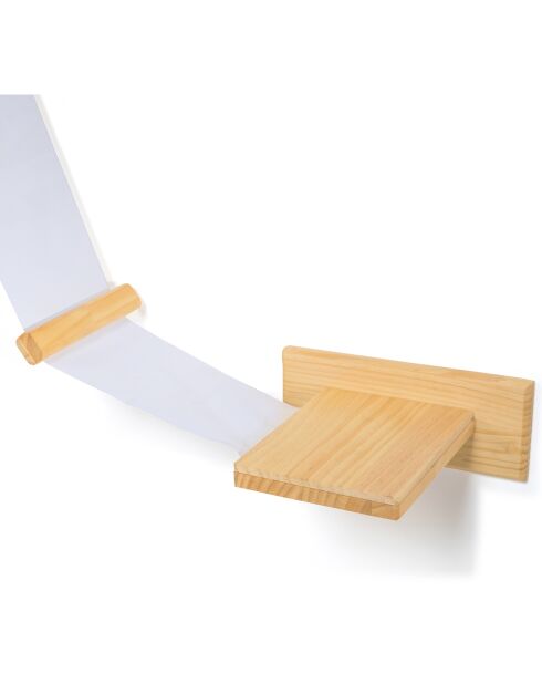 Composition Murale pour Chat bois/blanc