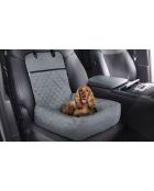 Siège de Voiture pour Chien 2 en 1 gris