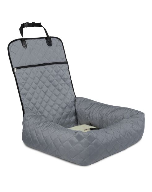 Siège de Voiture pour Chien 2 en 1 gris