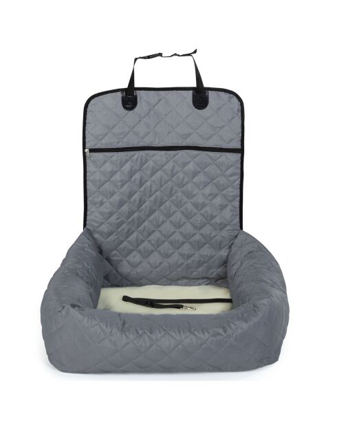 Siège de Voiture pour Chien 2 en 1 gris