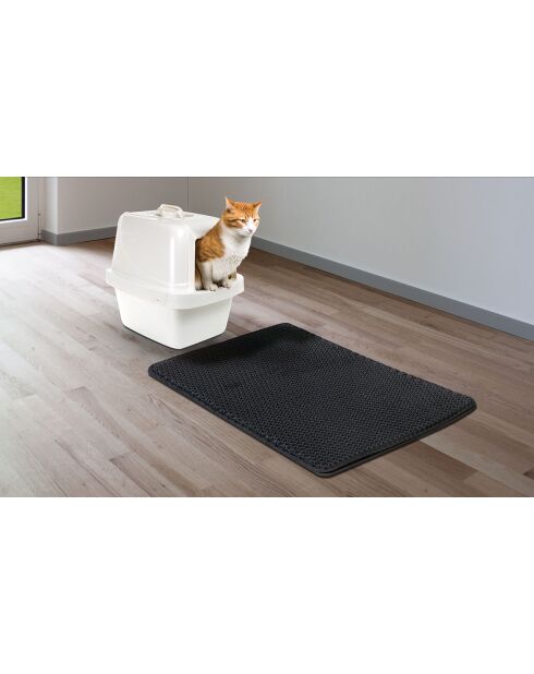 Tapis de Litière Alvéolé 61x38cm noir