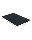 Tapis de Litière Alvéolé 61x38cm noir