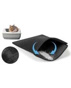 Tapis de Litière Alvéolé 61x38cm noir