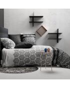 Parure housse de couette Pavage noire