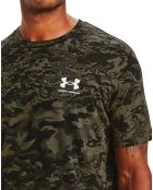 T-Shirt ABC kaki/noir